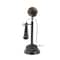 13" Antique Candlestick Phone Table Accent
